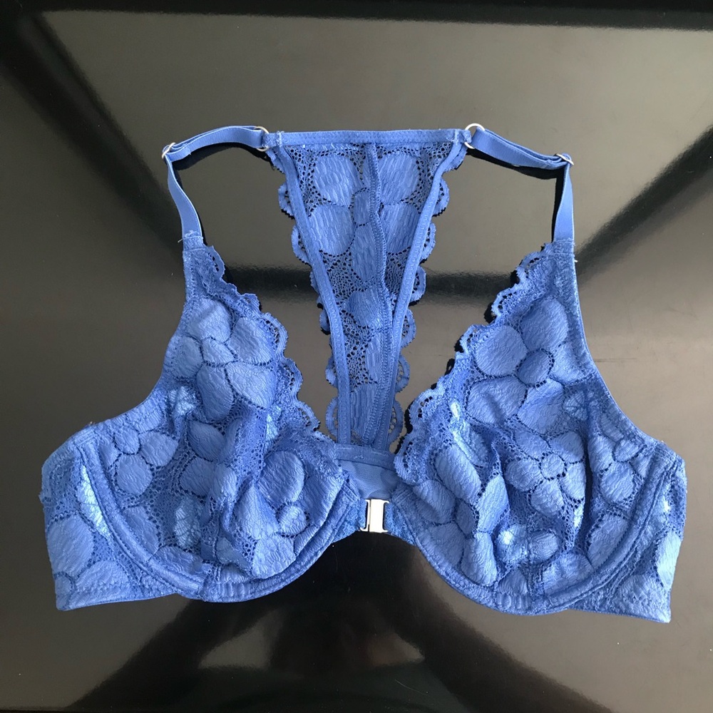 Aerie Happy Front Closure Lace Bra